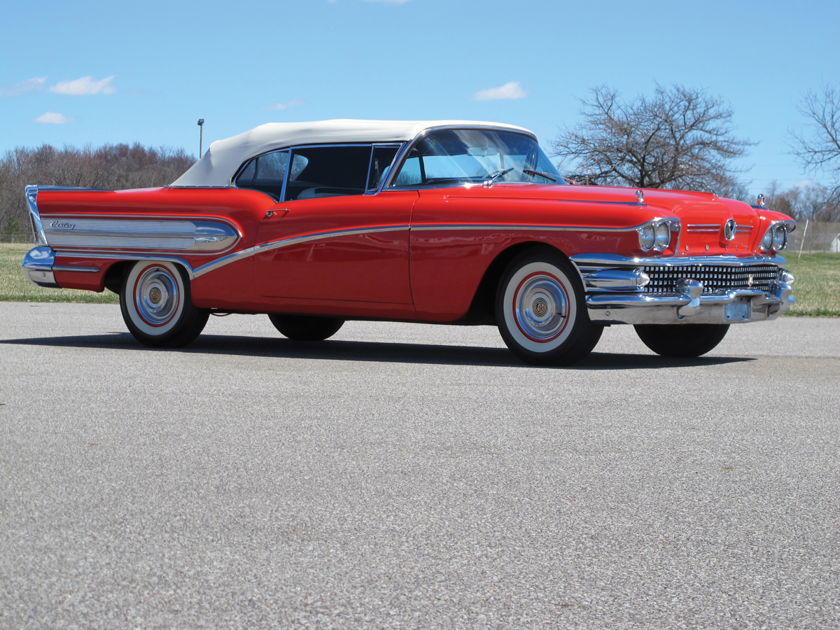 1958 Buick Century Convertible offered at RM Auction’s Auburn Spring live auction 2019